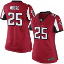 Women Nike Atlanta Falcons &25 William Moore Elite Red Team Color NFL Jersey