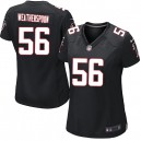 Women Nike Atlanta Falcons &56 Sean Weatherspoon Elite Black Alternate NFL Jersey