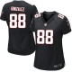 Women Nike Atlanta Falcons &88 Tony Gonzalez Elite Black Alternate NFL Jersey