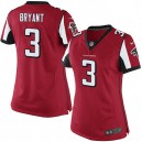 Women Nike Atlanta Falcons &3 Matt Bryant Elite Red Team Color NFL Jersey