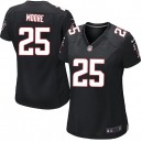Women Nike Atlanta Falcons &25 William Moore Elite Black Alternate NFL Jersey