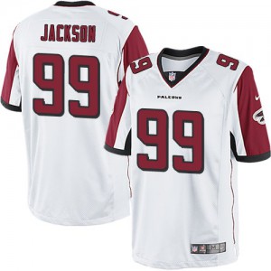 Falcons d'Atlanta de jeunesse Nike # 99 Tyson Jackson Élite blanc NFL Maillot Magasin