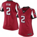 Women Nike Atlanta Falcons &2 Matt Ryan Elite Red Team Color NFL Jersey