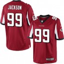 Youth Nike Atlanta Falcons &99 Tyson Jackson Elite Red Team Color NFL Jersey