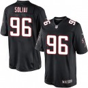 Youth Nike Atlanta Falcons &96 Paul Soliai Elite Black Alternate NFL Jersey
