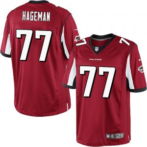 Falcons d'Atlanta de jeunesse Nike # 77 Rahede Hageman élite rouge équipe NFL Maillot Magasin de couleur