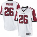 Youth Nike Atlanta Falcons &26 Josh Wilson Elite White NFL Jersey