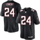 Youth Nike Atlanta Falcons &24 Dwight Lowery Elite Black Alternate NFL Jersey