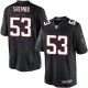 Youth Nike Atlanta Falcons &53 Prince Shembo Elite Black Alternate NFL Jersey
