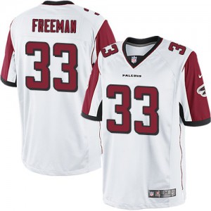 Falcons d'Atlanta de jeunesse Nike # 33 Nicky Freeman Élite blanc NFL Maillot Magasin
