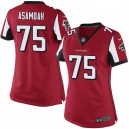 Women Nike Atlanta Falcons &75 Jon Asamoah Elite Red Team Color NFL Jersey
