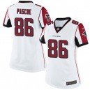 Women Nike Atlanta Falcons &86 Bear Pascoe Elite White NFL Jersey