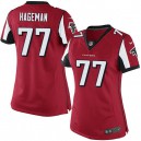 Women Nike Atlanta Falcons &77 Rahede Hageman Elite Red Team Color NFL Jersey