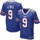 Men Nike Buffalo Bills &9 Thad Lewis Elite Royal Blue Team Color NFL Jersey