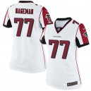 Women Nike Atlanta Falcons &77 Rahede Hageman Elite White NFL Jersey