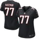 Women Nike Atlanta Falcons &77 Rahede Hageman Elite Black Alternate NFL Jersey