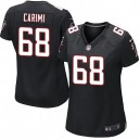 Women Nike Atlanta Falcons &68 Gabe Carimi Elite Black Alternate NFL Jersey
