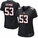 Women Nike Atlanta Falcons &53 Prince Shembo Elite Black Alternate NFL Jersey