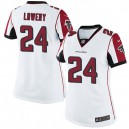 Women Nike Atlanta Falcons &24 Dwight Lowery Elite White NFL Jersey