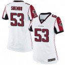 Women Nike Atlanta Falcons &53 Prince Shembo Elite White NFL Jersey