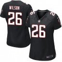 Women Nike Atlanta Falcons &26 Josh Wilson Elite Black Alternate NFL Jersey