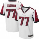 Men Nike Atlanta Falcons &77 Rahede Hageman Elite White NFL Jersey