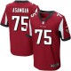Men Nike Atlanta Falcons &75 Jon Asamoah Elite Red Team Color NFL Jersey