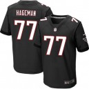 Men Nike Atlanta Falcons &77 Rahede Hageman Elite Black Alternate NFL Jersey