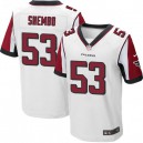Men Nike Atlanta Falcons &53 Prince Shembo Elite White NFL Jersey