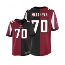 Men Nike Atlanta Falcons &70 Jake Matthews Elite Team/Alternate Two Tone NFL Jersey