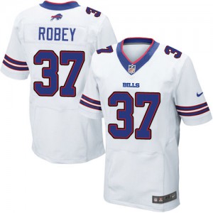 Hommes Nike Bills de Buffalo # 37 Nickell Robey Élite blanc NFL Maillot Magasin
