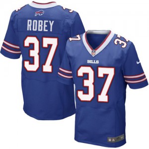 Hommes Nike Bills de Buffalo # 37 Nickell Robey élite Royal bleu équipe NFL Maillot Magasin de couleur
