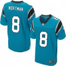 Men Nike Carolina Panthers &8 Brad Nortman Elite Blue Alternate NFL Jersey