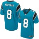 Men Nike Carolina Panthers &8 Brad Nortman Elite Blue Alternate NFL Jersey