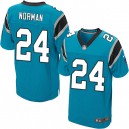 Men Nike Carolina Panthers &24 Josh Norman Elite Blue Alternate NFL Jersey