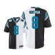 Men Nike Carolina Panthers &8 Brad Nortman Elite Team/Road Two Tone NFL Jersey