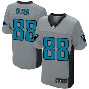 Hommes Nike Carolina Panthers # 88 Greg Olsen élite gris ombre NFL Maillot Magasin Hommes Nike Carolina Panthers # 88 Greg Olsen élite gris ombre NFL Maillot Magasin