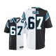 Men Nike Carolina Panthers &67 Ryan Kalil Elite Team/Road Two Tone NFL Jersey