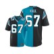 Men Nike Carolina Panthers &67 Ryan Kalil Elite Team/Alternate Two Tone NFL Jersey