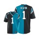 Hommes Nike Carolina Panthers # 1 Cam Newton élite Team/remplaçant deux tonnes NFL Maillot Magasin