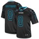 Hommes Nike Carolina Panthers # Brad Nortman Élite 8 Lights Out noir NFL Maillot Magasin