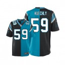 Men Nike Carolina Panthers &59 Luke Kuechly Elite Team/Alternate Two Tone NFL Jersey