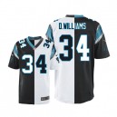 Men Nike Carolina Panthers &34 DeAngelo Williams Elite Team/Road Two Tone NFL Jersey