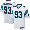 Youth Nike Carolina Panthers &93 Chase Blackburn Elite White NFL Jersey