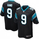 Youth Nike Carolina Panthers &9 Graham Gano Elite Black Team Color NFL Jersey