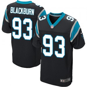 Hommes Nike Carolina Panthers # 93 Chase Blackburn Élite noire couleur NFL maillot de l'équipe Hommes Nike Carolina Panthers # 93 Chase Blackburn Élite noire couleur NFL maillot de l'équipe