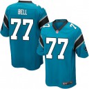 Youth Nike Carolina Panthers &77 Byron Bell Elite Blue Alternate NFL Jersey
