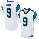 Men Nike Carolina Panthers &9 Graham Gano Elite White NFL Jersey