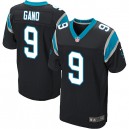 Men Nike Carolina Panthers &9 Graham Gano Elite Black Team Color NFL Jersey