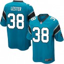 Youth Nike Carolina Panthers &38 Robert Lester Elite Blue Alternate NFL Jersey